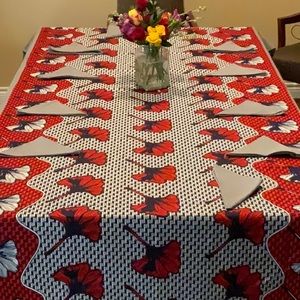 Beautiful African Print Tablecloth